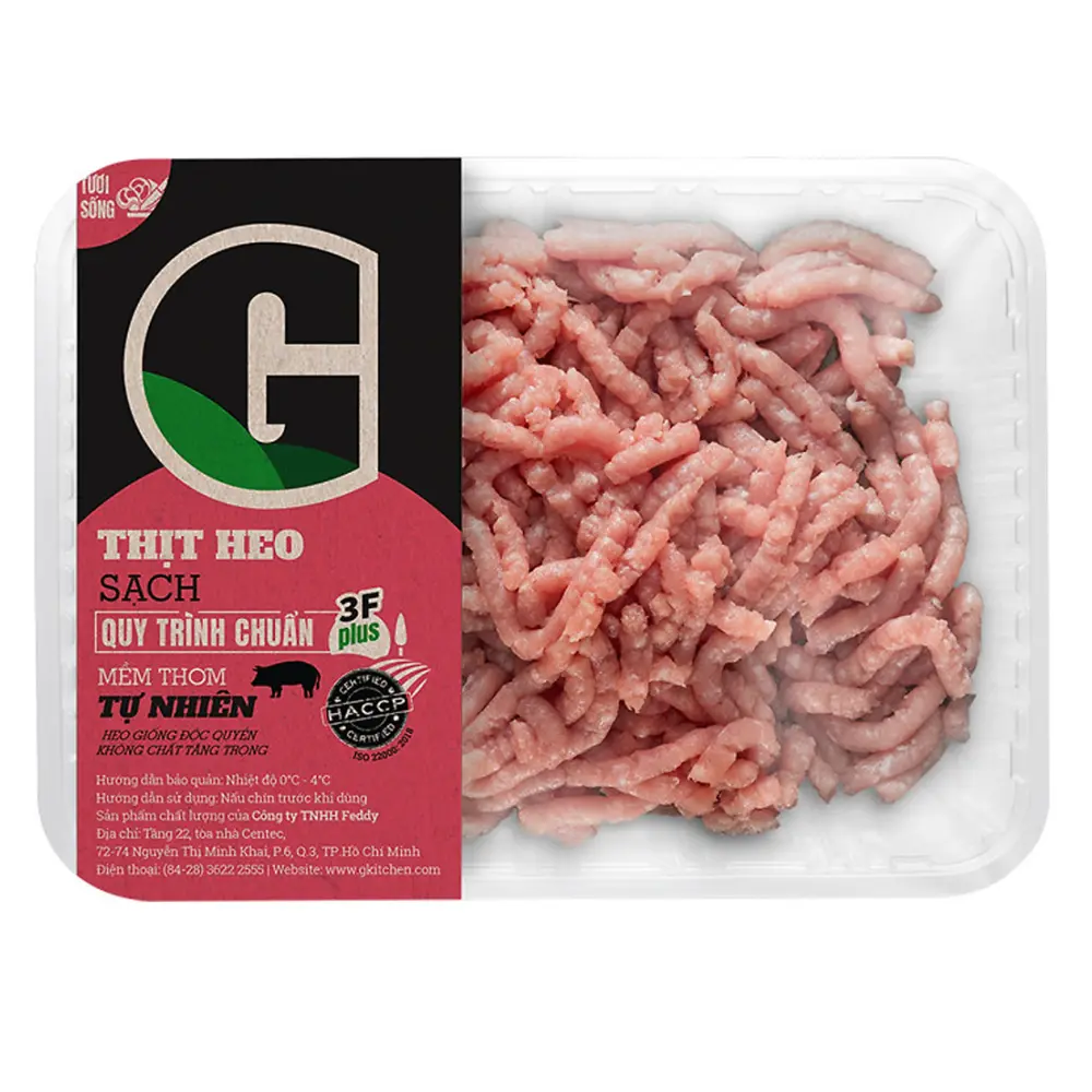 Thịt Heo Xay, Pork Mince (300g) - G KITCHEN