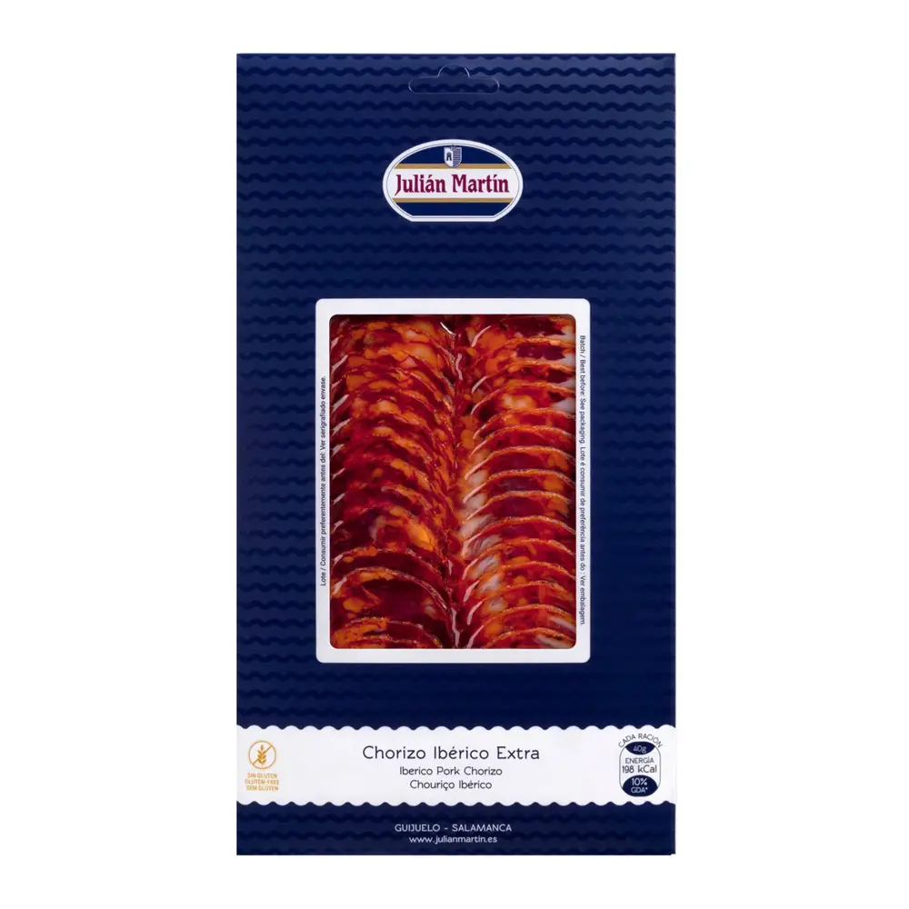 Xúc Xích Chorizo Cắt Lát, Chorizo Iberico Sliced (100g) - JULIAN MARTIN