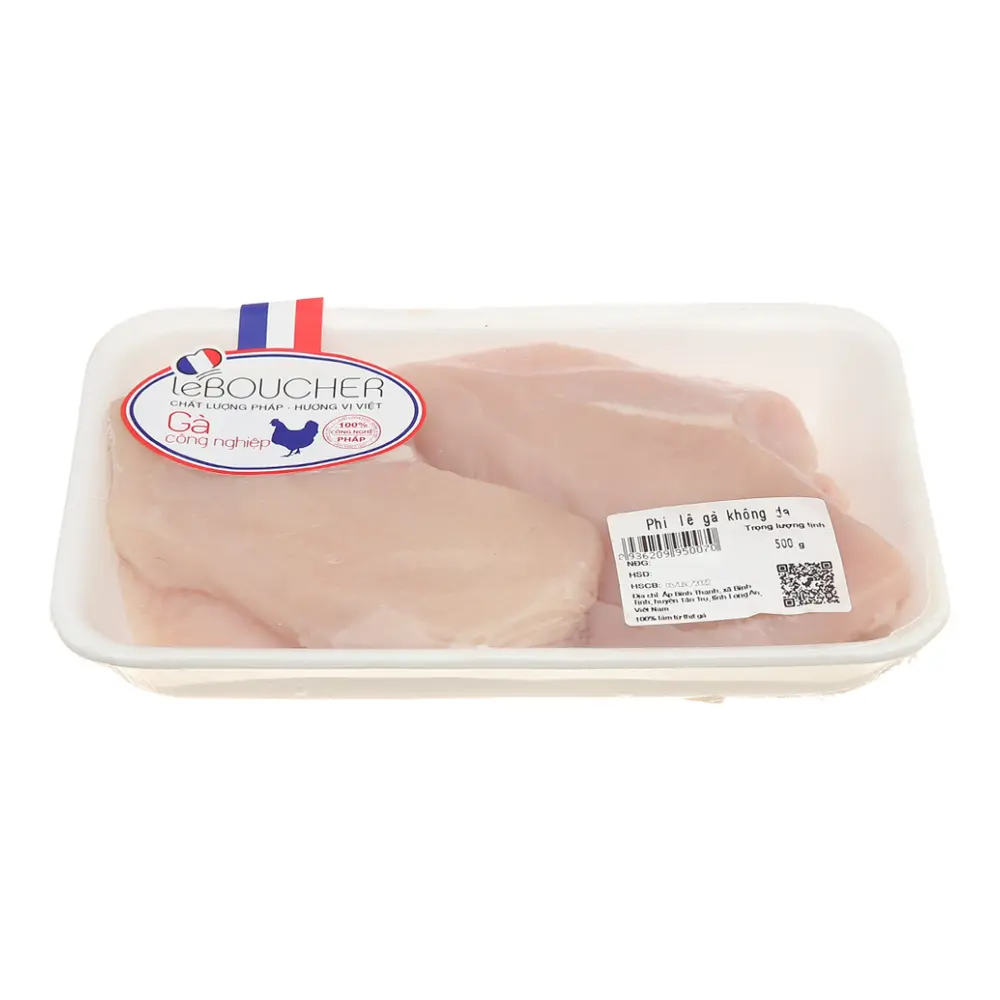 Phile Ức Gà Không Da, Skinless Chicken Breast Fillets (500g) - LE BOUCHER