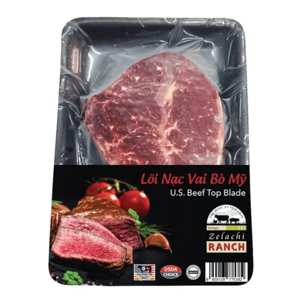 Lõi Nạc Vai Bò Mỹ, Bottega Zelachi Ranch, U.S. Beef Top Blade (200g) - BOTTEGA ZELACHI