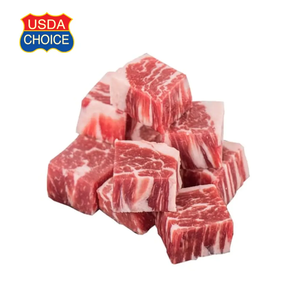 Lõi Nạc Vai Bò Mỹ Cắt Lúc Lắc, Bottega Zelachi Ranch, U.S. Beef Top Blade, Cubes (250g) - BOTTEGA ZELACHI