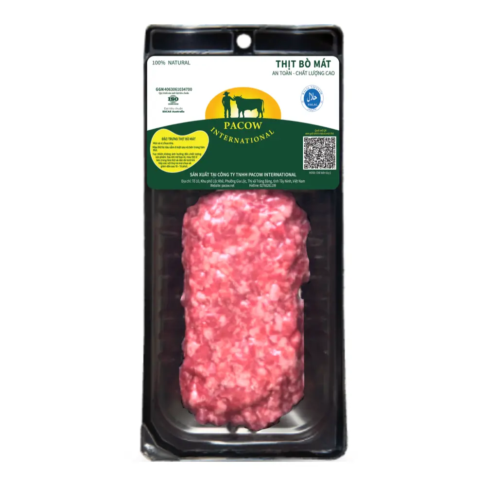 Thịt Bò Xay, Beef Mince (250g) - PACOW INTERNATIONAL