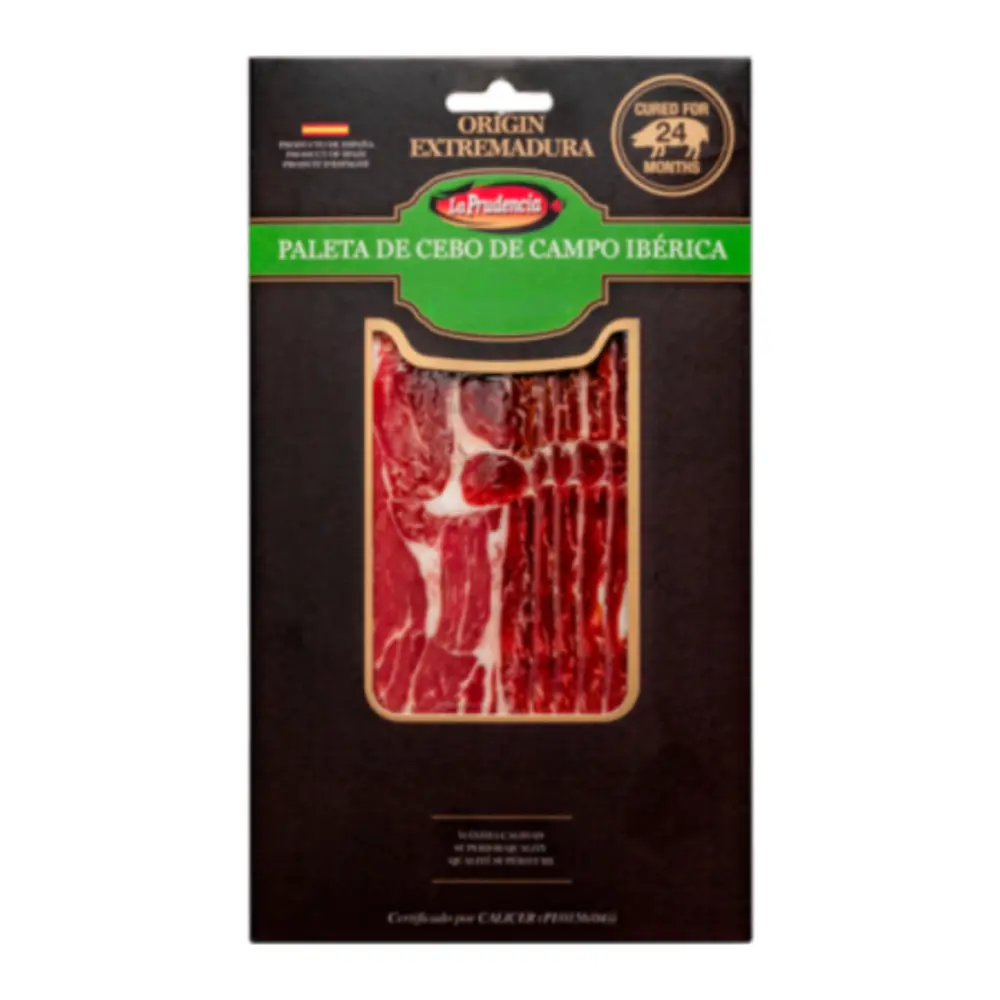 Thịt Heo Muối, Paleta de Cebo de Campo Ibérica, Iberian Cebo de Campo Shoulder (100g) - LA PRUDENCIA