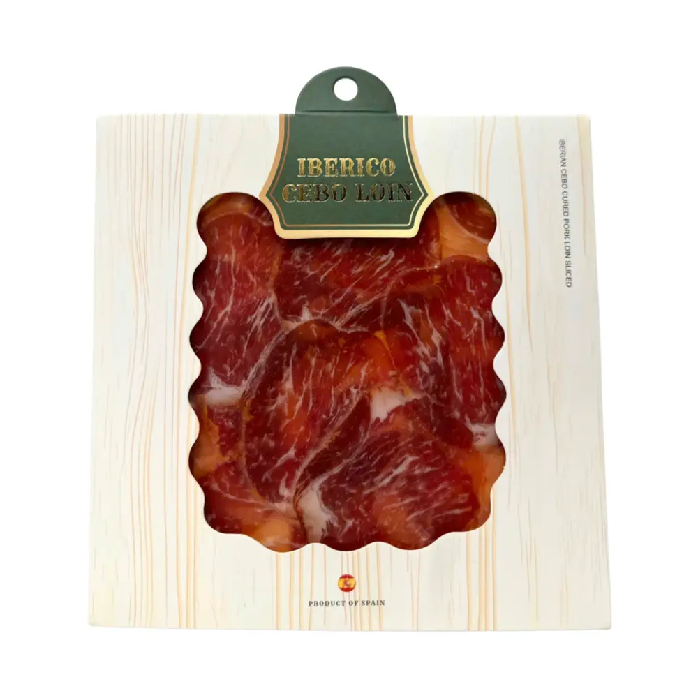 Thịt Lợn Muối, Iberico Cebo Loin, Iberian Dry Cured Loin Cebo (50g) - MONTESANO