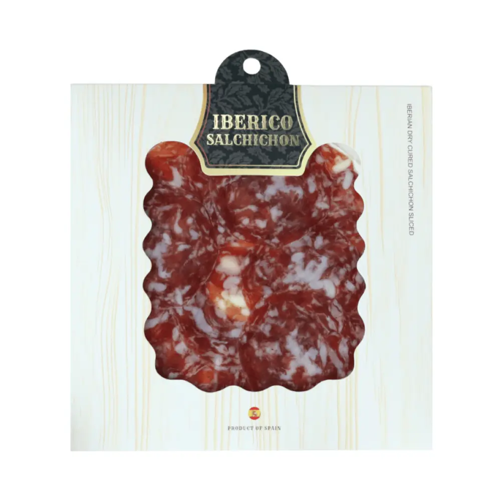 Xúc Xích Thịt Lợn Muối Cắt Lát, Iberico Salchichon, Iberian Dry Cured Salchichon Sliced (50g) - MONTESANO
