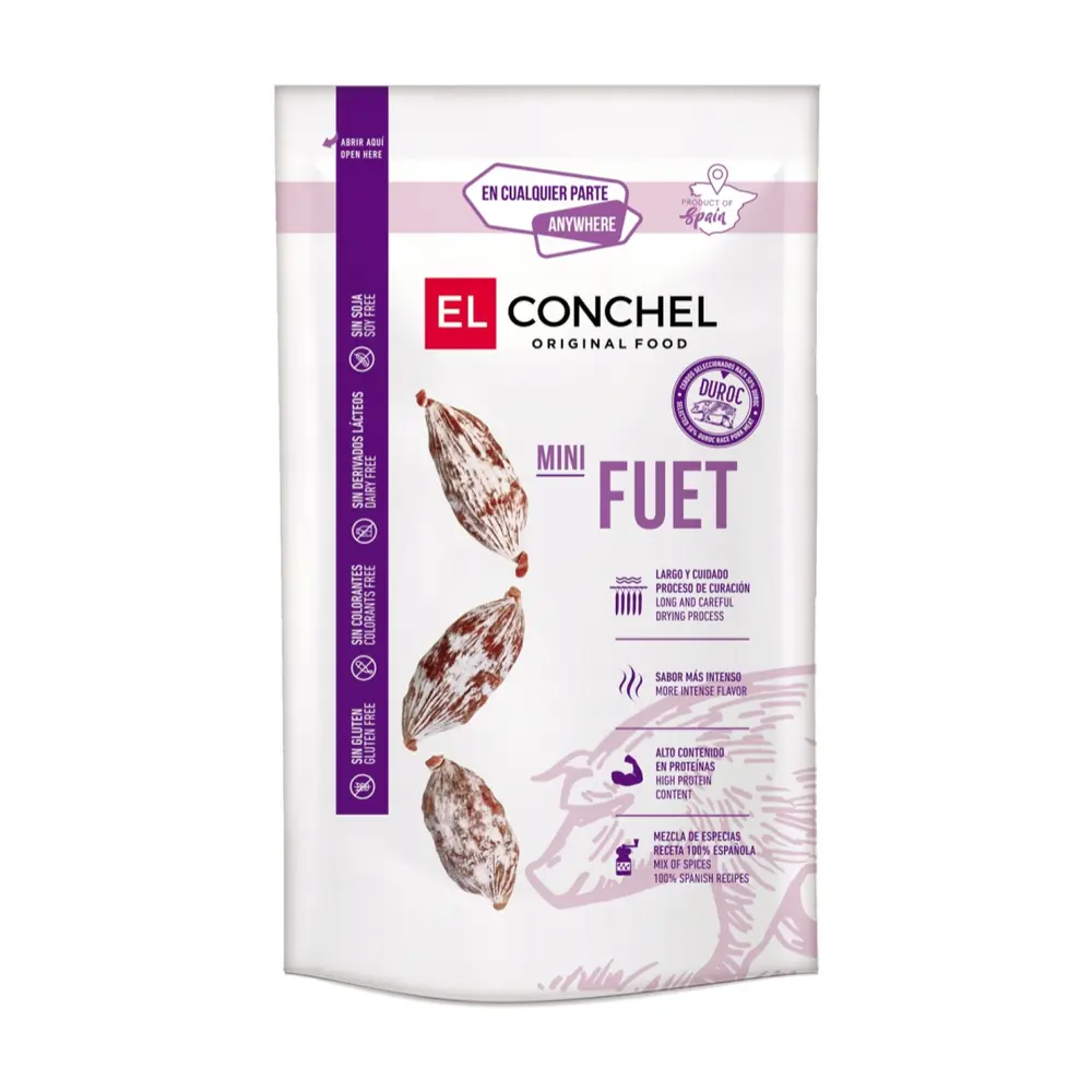 Xúc Xích Khô, Mini Fuet (55g) - EL CONCHEL