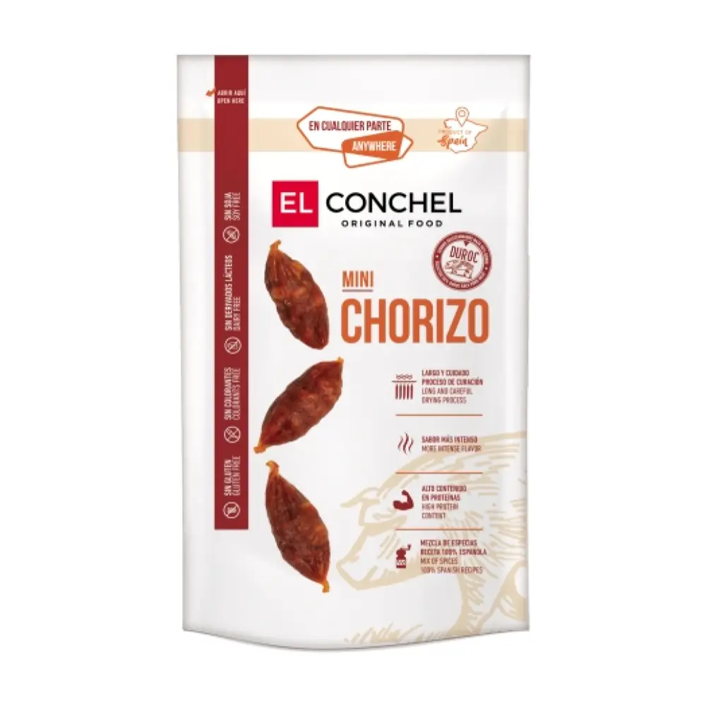Xúc Xích Khô, Mini Chorizo (55g) - EL CONCHEL