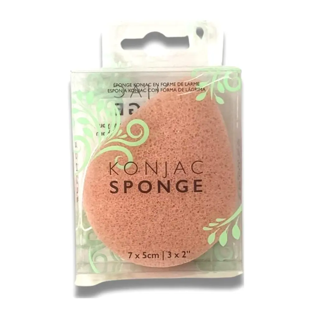 Bông Rửa Mặt Bọt Biển, Konjac Sponge Teardrop (7 x 5cm) - UNCLE BILLS