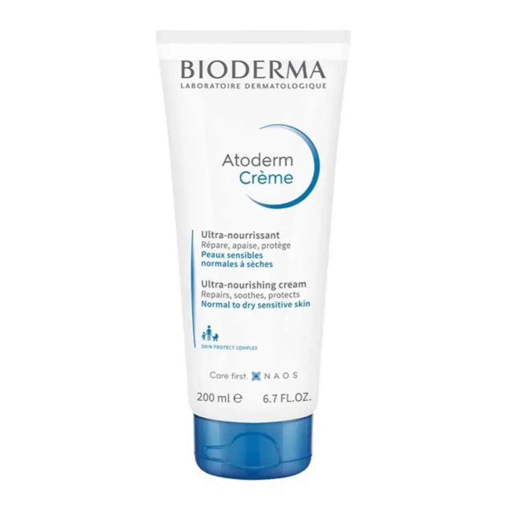 Kem Dưỡng Ẩm Cho Da Khô, Atoderm Crème, Ultra-Nourishing Cream, 6.7 fl oz (200ml) - BIODERMA