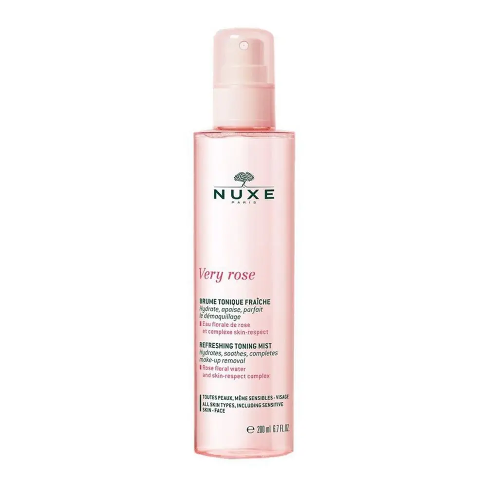 Xịt Khoáng Chiết Xuất Hoa Hồng, Very Rose, Refreshing Toning Mist, All Skin Types, 6.7 fl oz (200ml) - NUXE