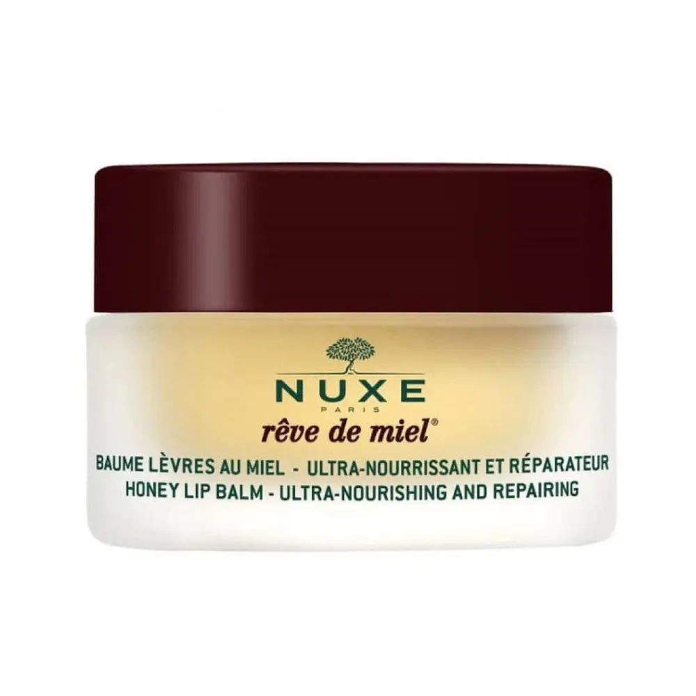 Sáp Mật Ong Dưỡng Môi, Reve de Miel, Honey Lip Balm, Ultra-Nourishing & Repairing, 0.52 oz (15g) - NUXE