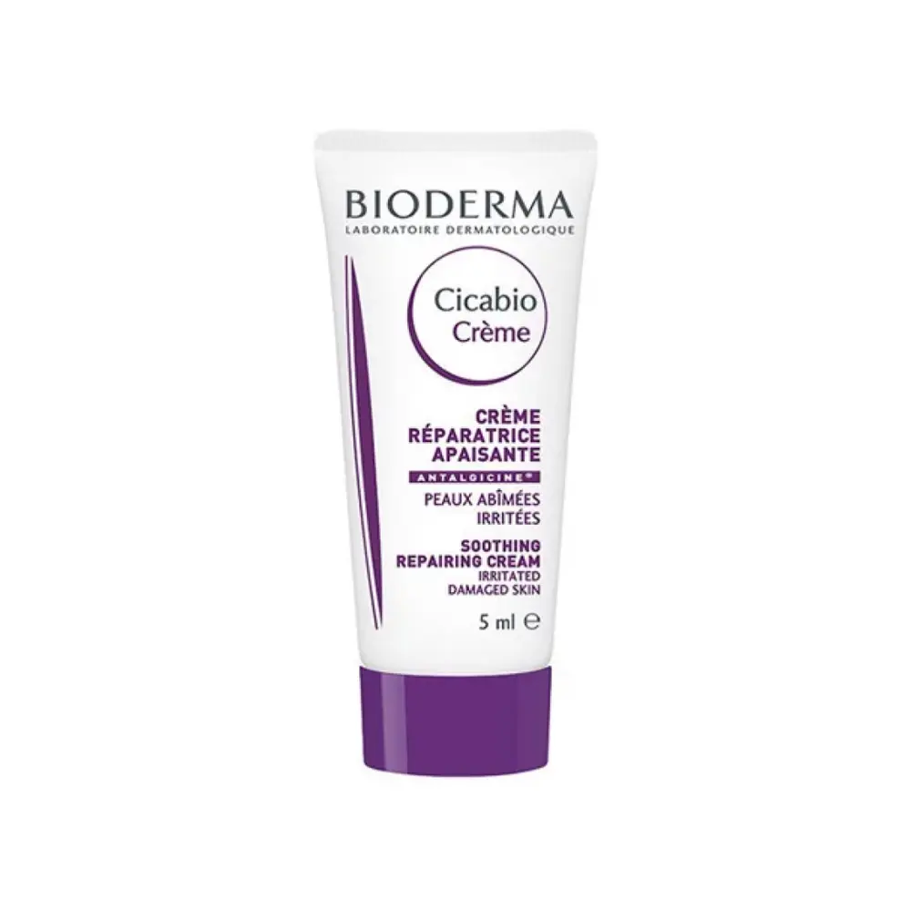 Sample Kem Làm Dịu Da, Cicabio Crème, Soothing Repairing Cream, 0.16 fl oz (5ml) - BIODERMA