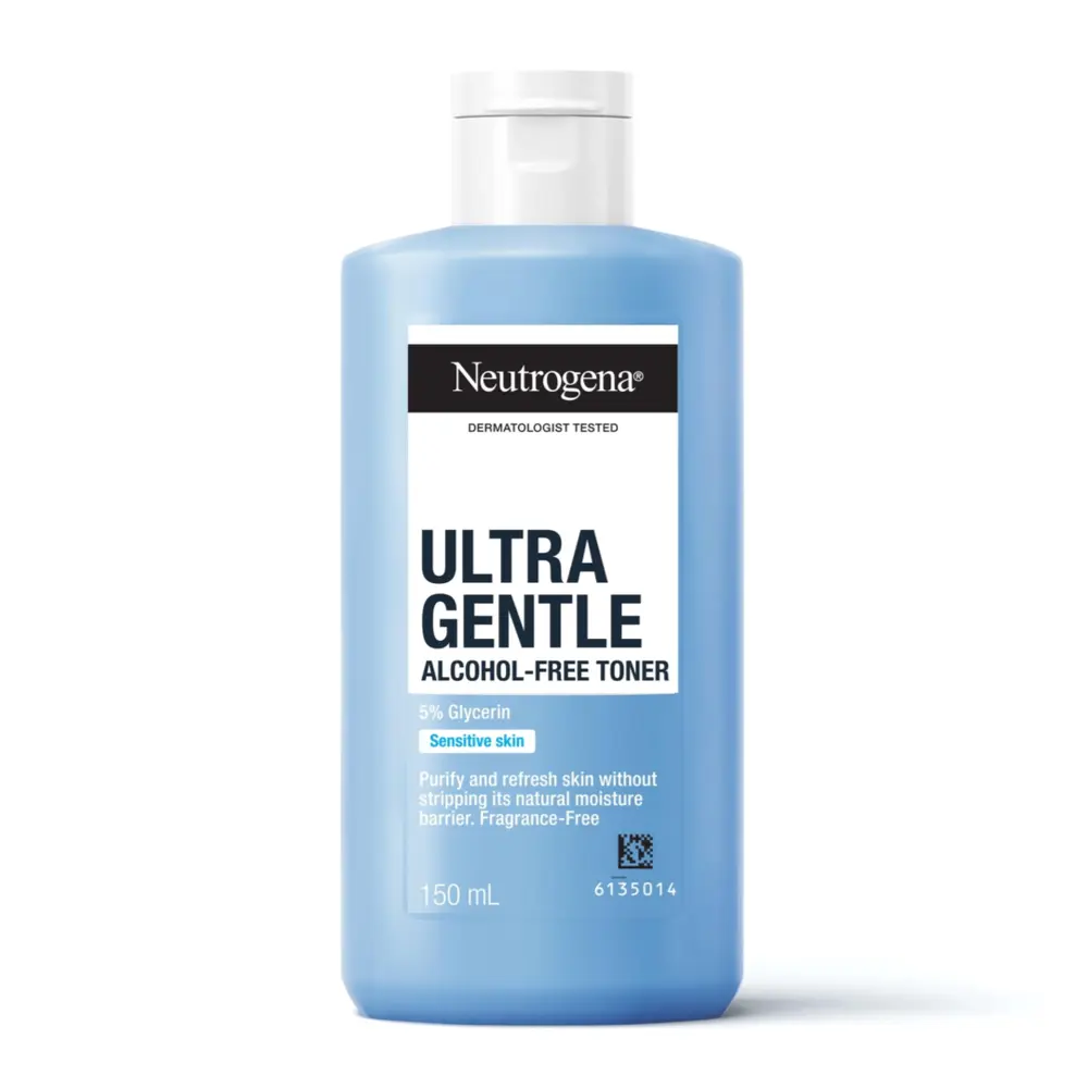 Nước Hoa Hồng Dịu Nhẹ Không Cồn, Ultra Gentle Alcohol-Free Toner, Sensitive Skin (150ml) - NEUTROGENA