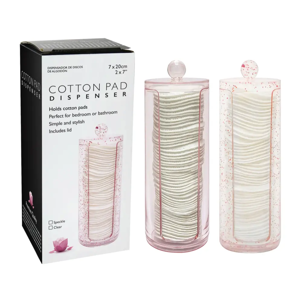Hộp Đựng Bông Tẩy Trang Kèm Nắp (Nhiều Mẫu), Cotton Pad Dispenser with Lid (7 x 20cm) - UNCLE BILLS