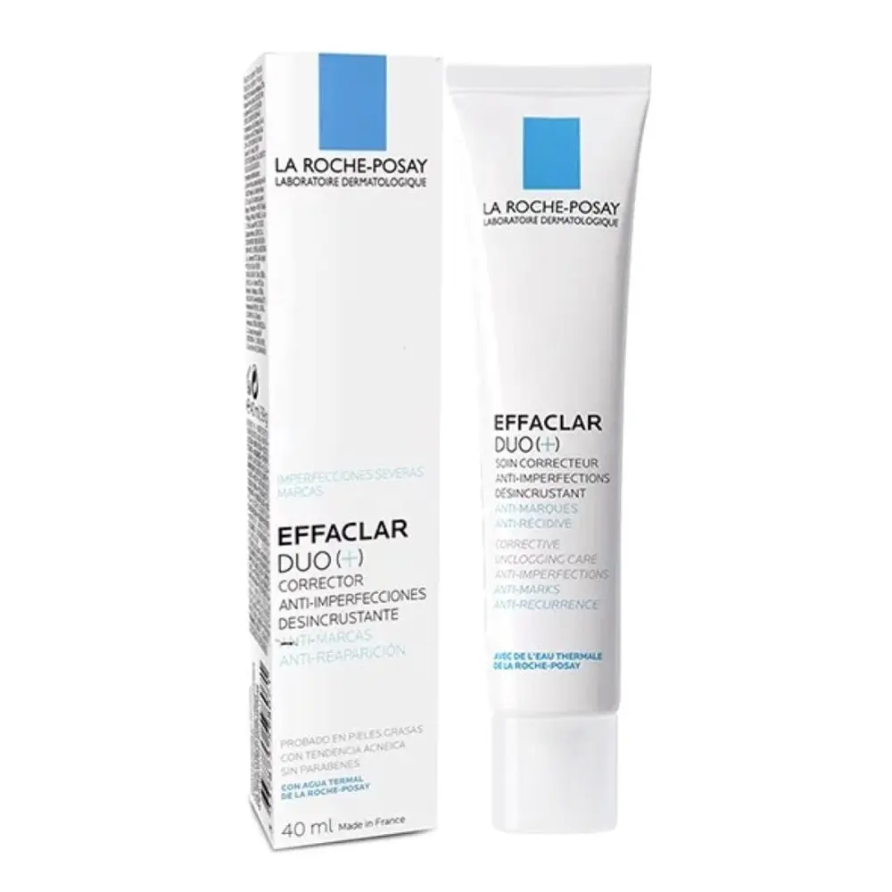 Kem Giảm Mụn, Ngừa Vết Thâm, Effaclar, Duo+, Corrective, Unclogging Care, Anti-Imperfections (40ml) - LA ROCHE-POSAY