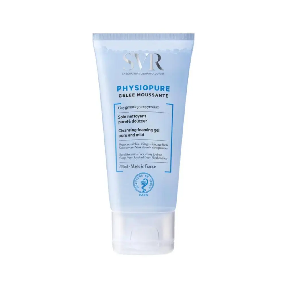 Gel Rửa Mặt Cho Da Nhạy Cảm, Physiopure Gelée Moussante, Cleansing Foaming Gel Pure & Mild (55ml) - SVR