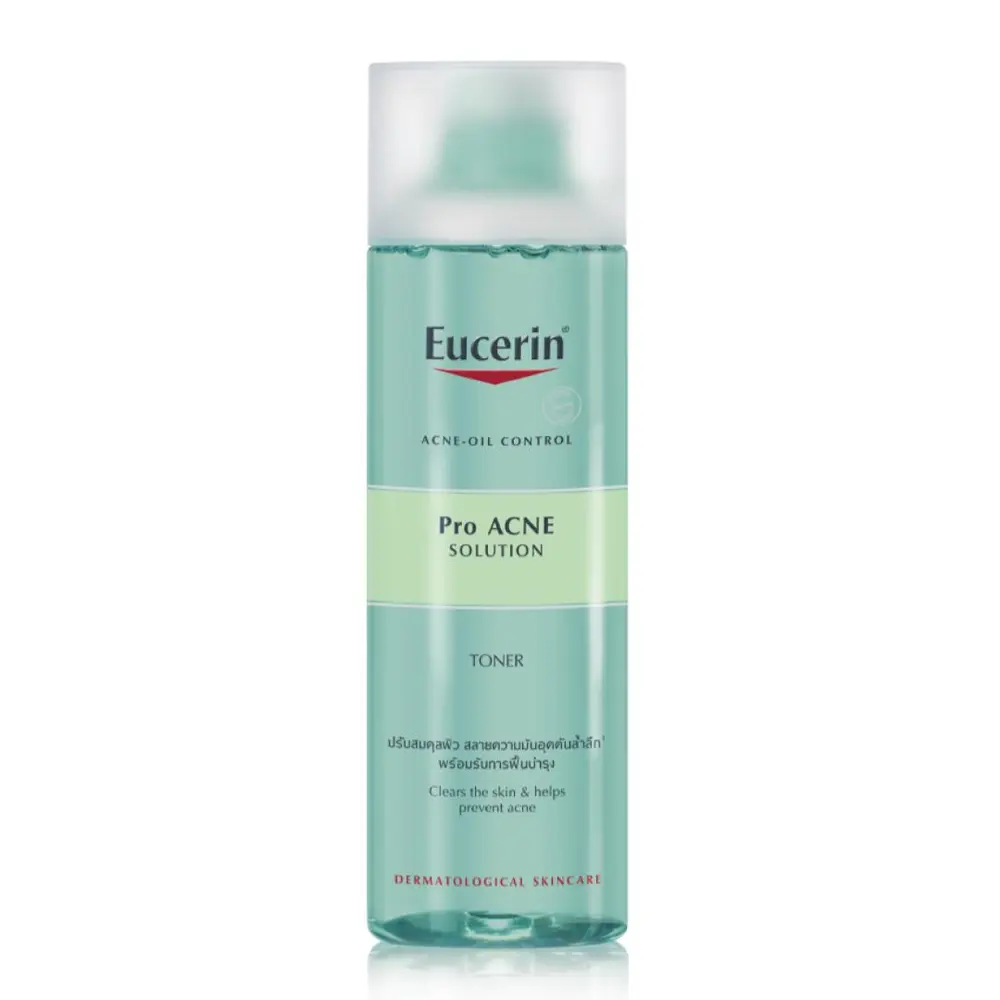 Nước Cân Bằng Da Ngăn Ngừa Mụn, Pro Acne Solution, Toner, Clears The Skin & Helps Prevent Acne (200ml) - EUCERIN