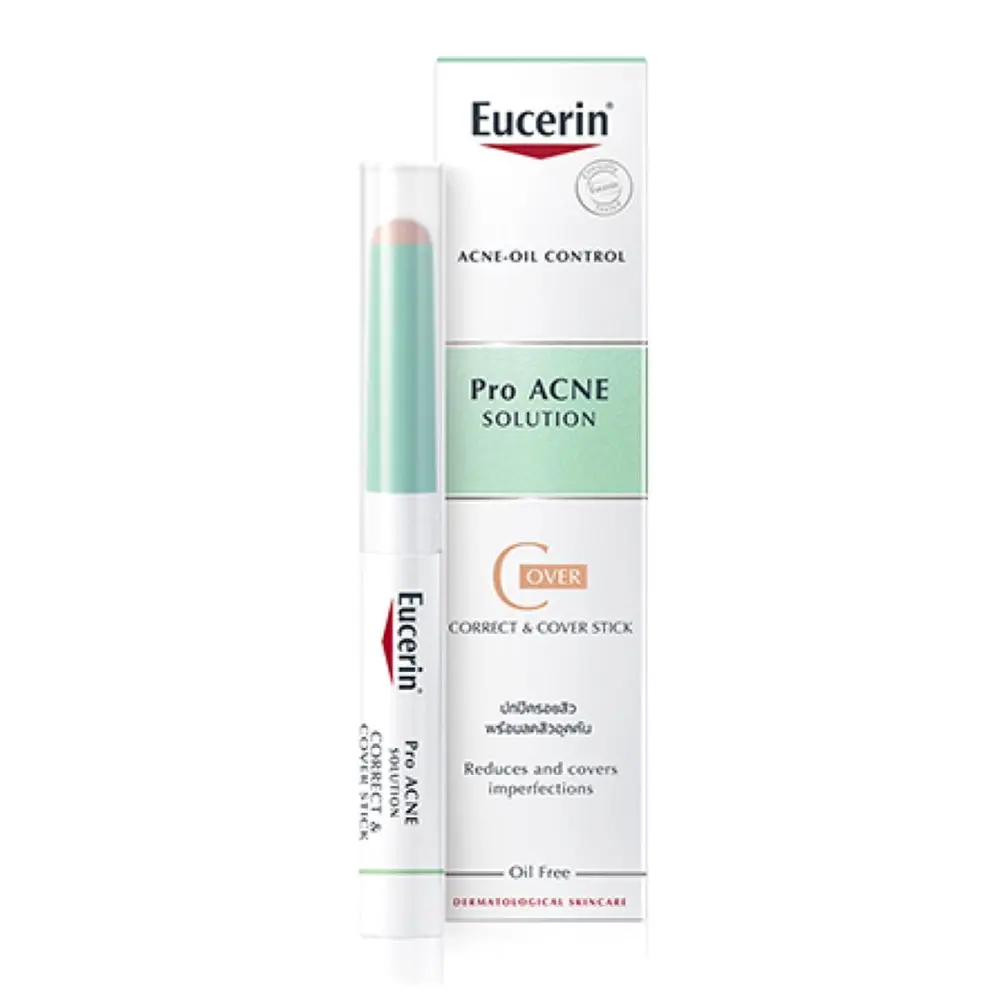 Bút Giảm Thâm & Che Khuyết Điểm, Pro Acne Solution, Correct & Cover Stick (2.5g) - EUCERIN