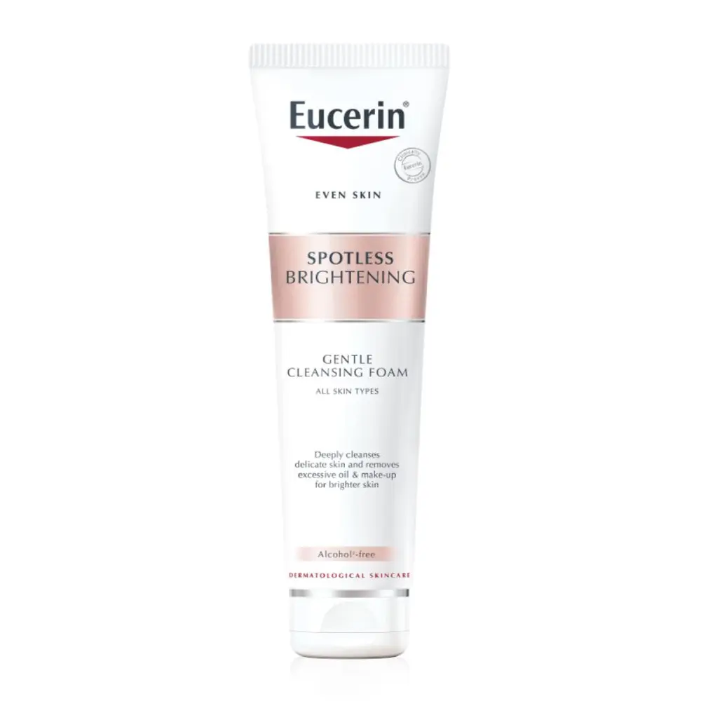 Sữa Rửa Mặt Tạo Bọt Làm Sạch Sâu, Spotless Brightening, Gentle Cleansing Foam, All SkinTypes (150g) - EUCERIN