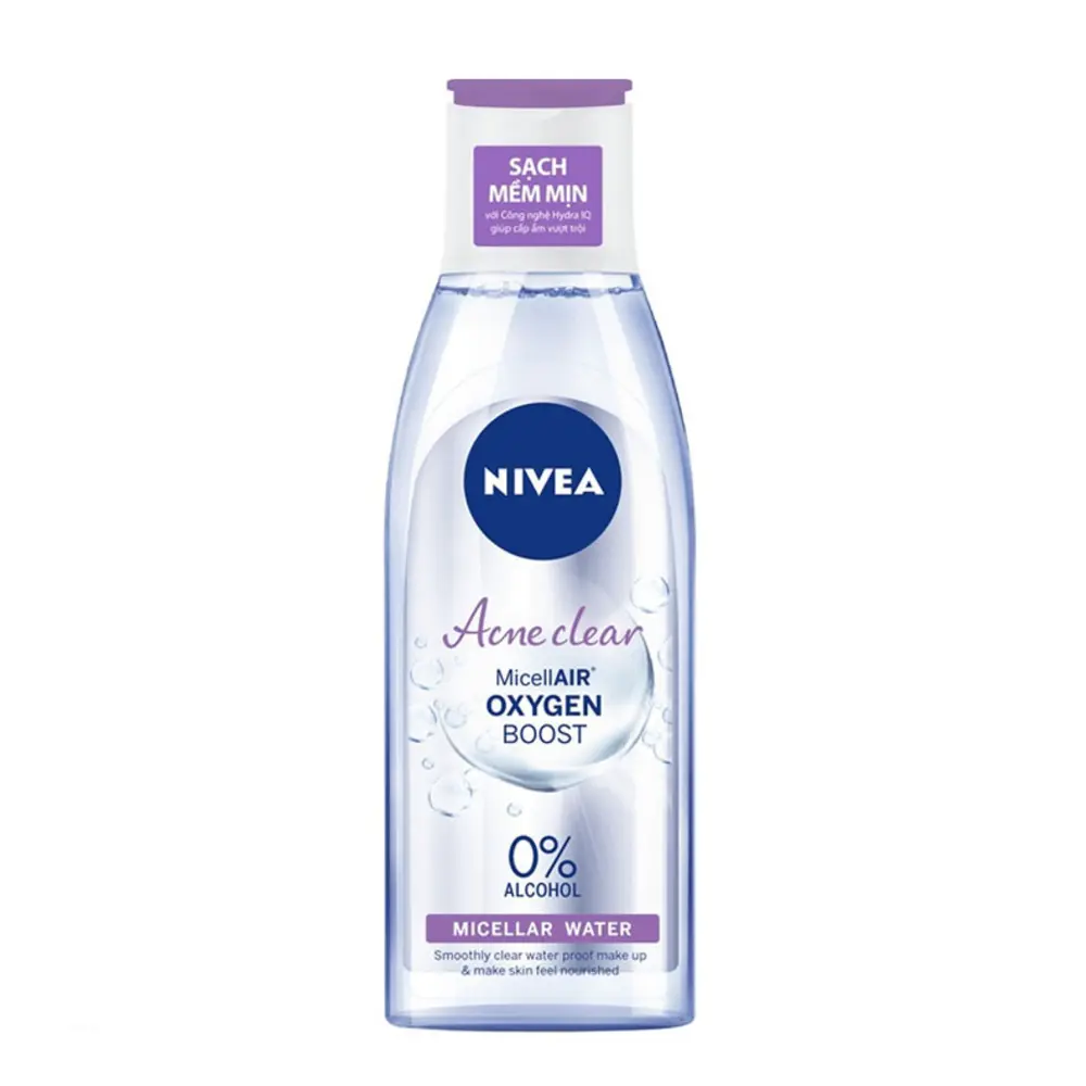 Nước Tẩy Trang Chăm Sóc Da Mụn, Acne Care Micellar Water, 0% Alcohol (200ml) - NIVEA