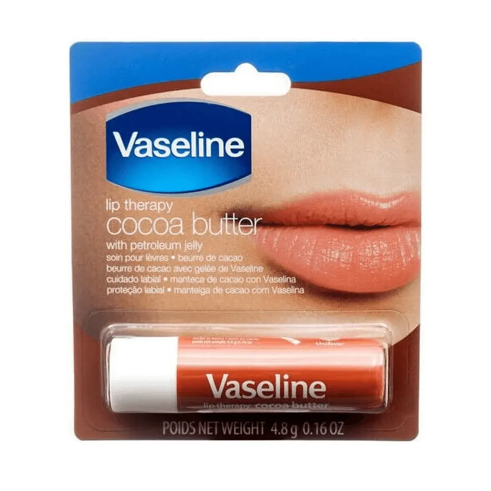 Son Dưỡng Môi Chiết Xuất Bơ Cacao, Lip Therapy Cocoa Butter, 0.16 oz (4.8g) - VASELINE
