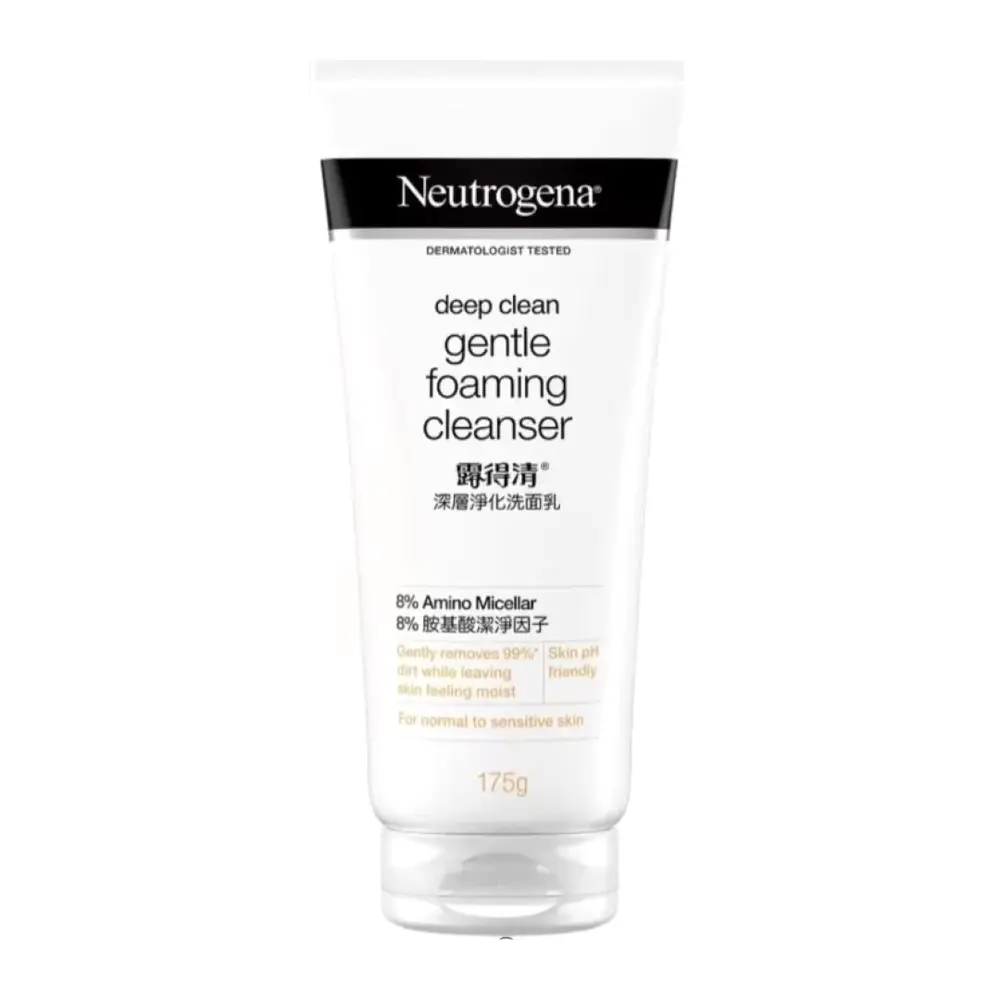 Sữa Rửa Mặt Làm Sạch Sâu Kiểm Soát Nhờn, Deep Clean, Gentle Foaming Cleanser (175g) - NEUTROGENA
