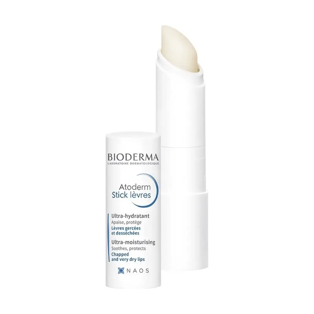 Son Dưỡng Môi Không Màu, Atoderm Stick Levres, Ultra-Moisturising Lip Balm (4g) - BIODERMA