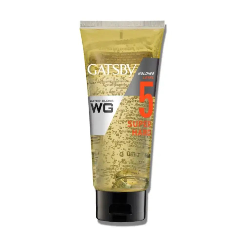 Gel Vuốt Tóc Siêu Cứng, Water Gloss, Super Hard Level 5 (170g) - GATSBY