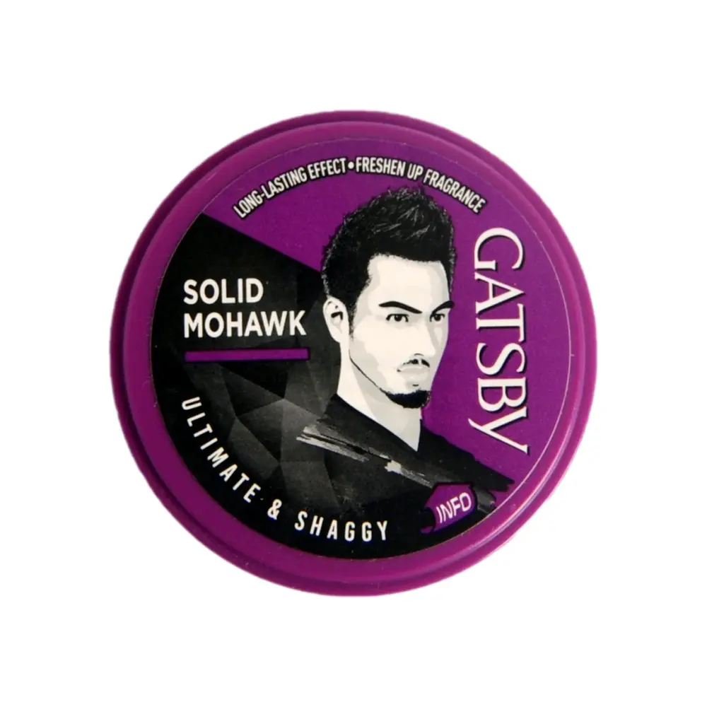Sáp Vuốt Tóc Tạo Kiểu, Styling Wax, Solid Mohawk, Ultimate & Shaggy (25g) - GATSBY