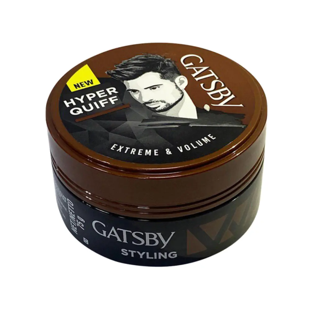Sáp Vuốt Tóc Tạo Kiểu, Styling Wax, Hyper Quiff Extreme & Volume (75g) - GATSBY