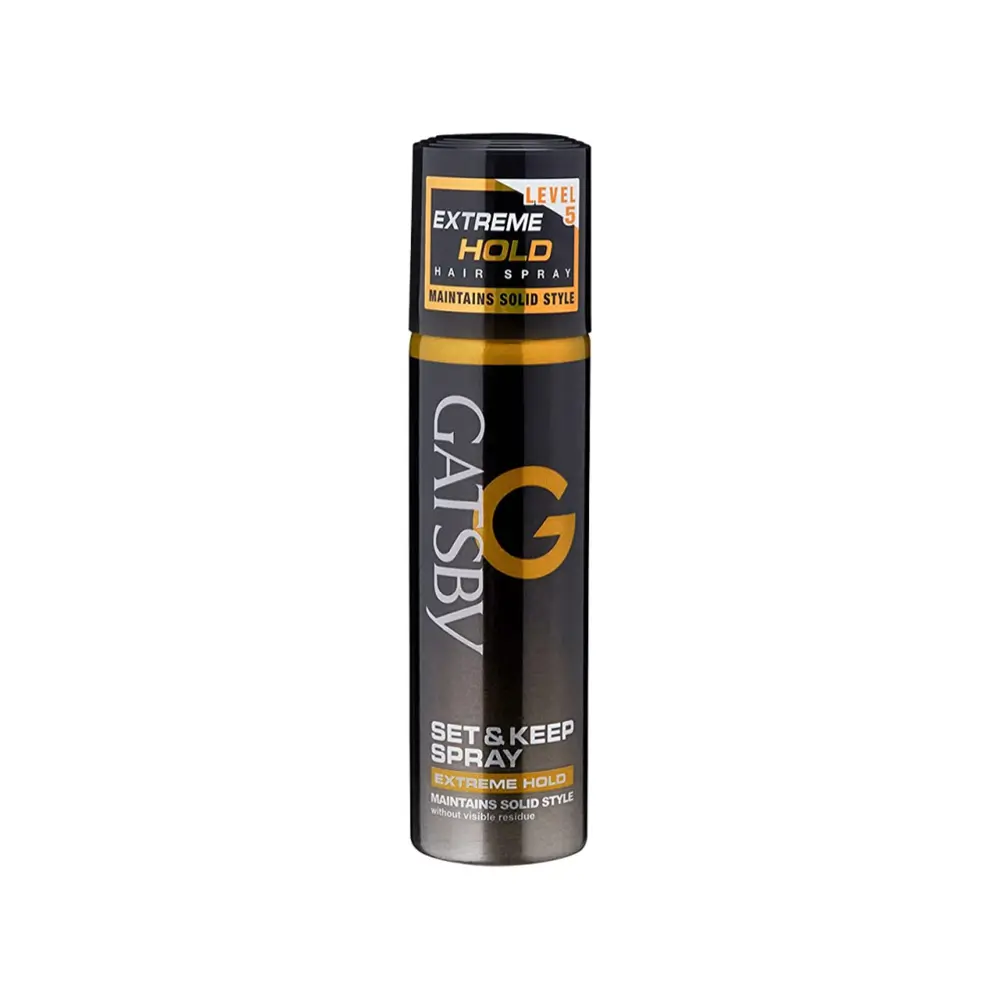 Keo Xịt Tóc Giữ Nếp, Hair Spray, Set & Keep Spray, Extreme Hold Level 5 (66ml) - GATSBY