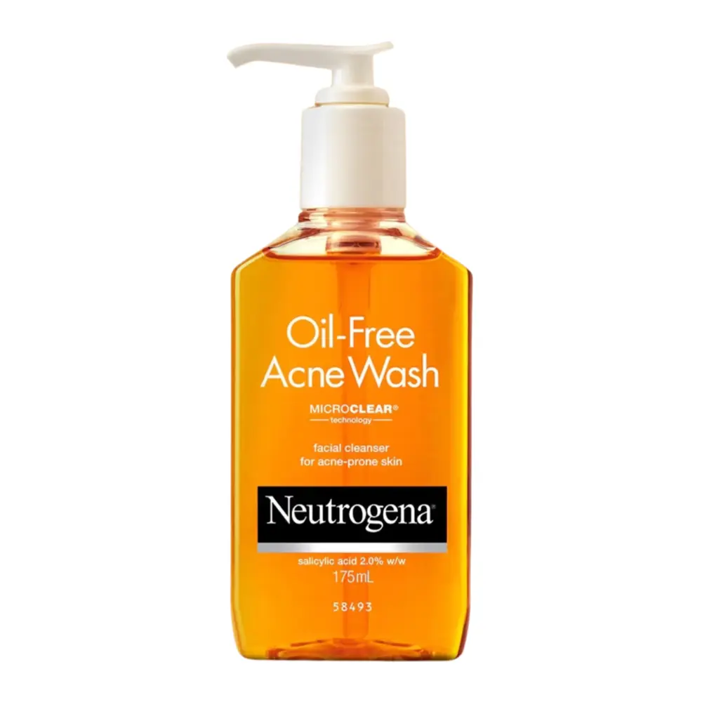 Sữa Rửa Mặt Không Dầu Ngăn Ngừa Mụn, Microclear Facial Cleanser, Oil-Free Acne Wash (175ml) - NEUTROGENA