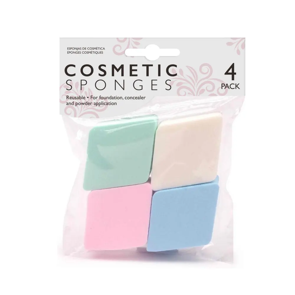 Mút Trang Điểm, Cosmetic Make-Up Sponges, 4 Cái - UNCLE BILLS