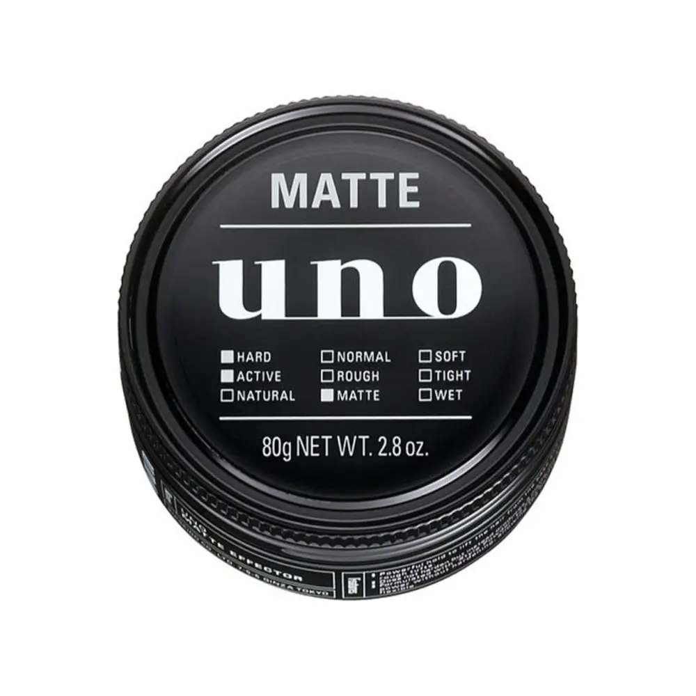 Sáp Vuốt Tóc Định Hình Mạnh Mẽ, Men`s Hair Wax, Matte (80g) - UNO