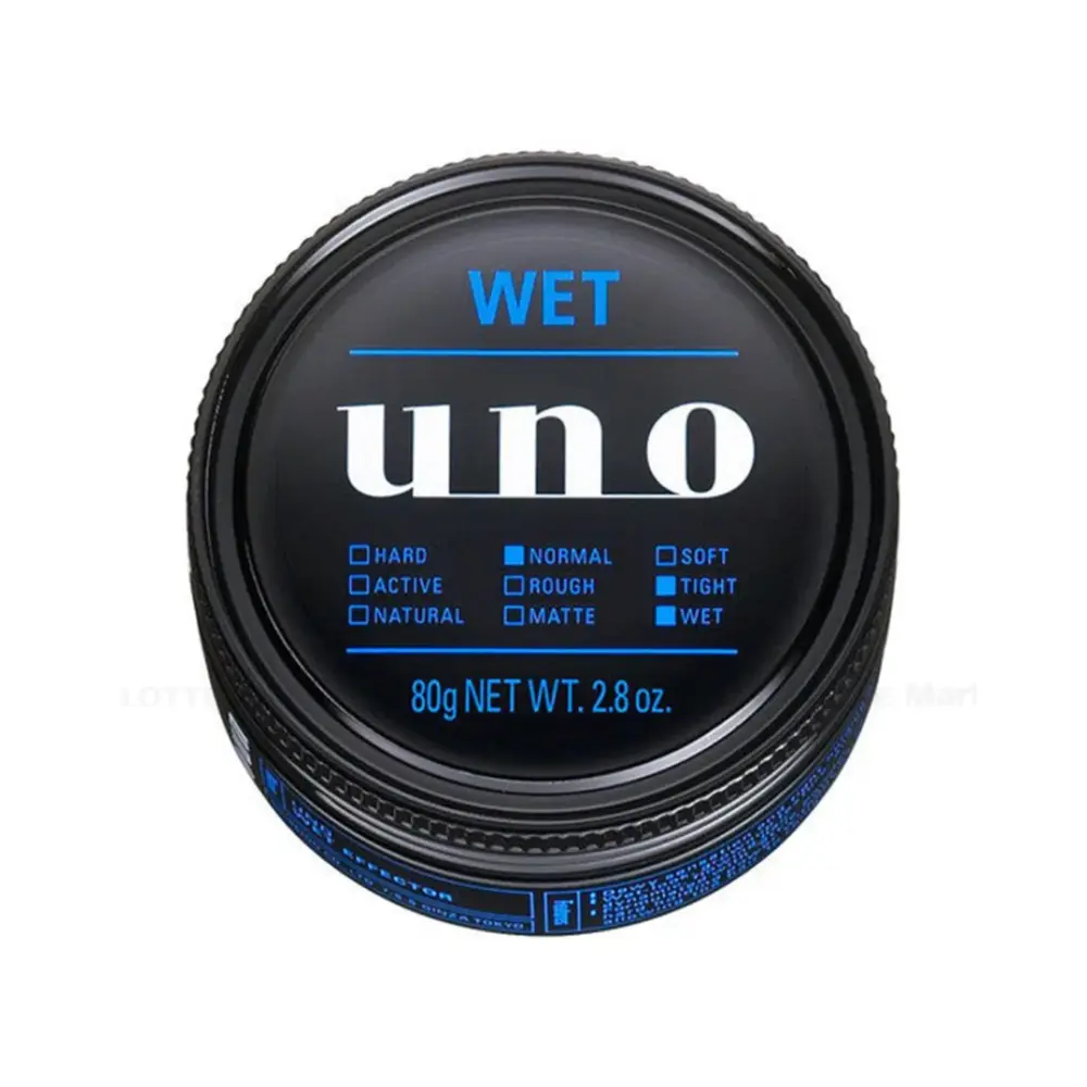 Sáp Vuốt Tóc Bóng Mượt Lịch Lãm, Men`s Hair Wax, Wet (80g) - UNO