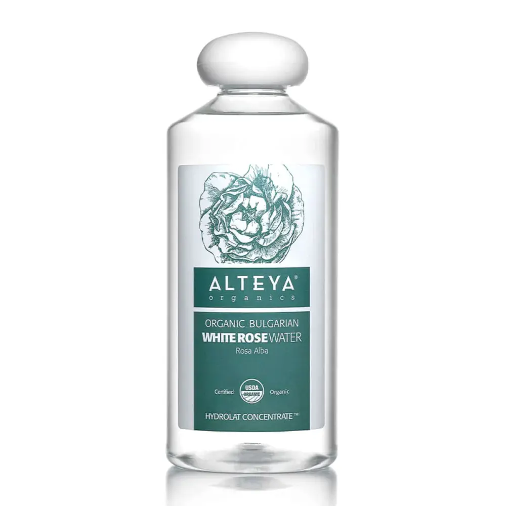 Nước Hoa Hồng Trắng Hữu Cơ, Organic Bulgarian White Rose Water, Rosa Alba, 17 fl oz (500ml) - ALTEYA ORGANICS