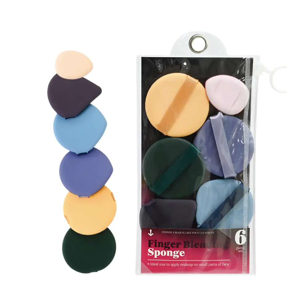 Bộ Mút Trang Điểm Ngón Tay, Finger Blending Sponge, 6 Cái - UNCLE BILLS