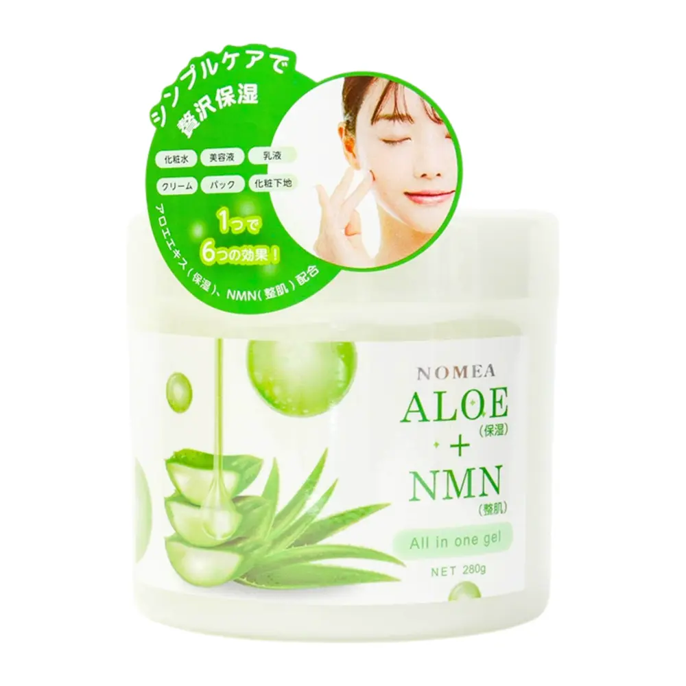 Gel Nha Đam Dưỡng Da Cấp Ẩm, Aloe & NMN, All In One Gel (280g) - NOMEA