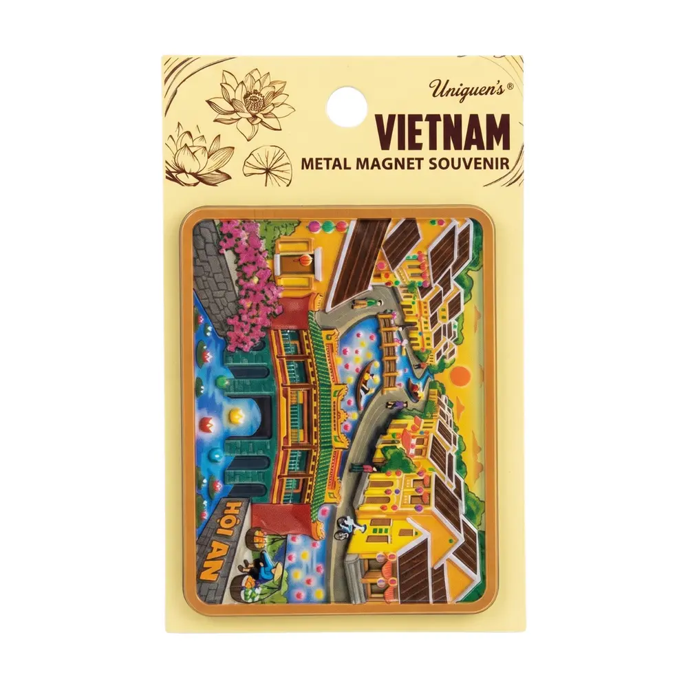 Nam Châm Kim Loại Dập Nổi Hội An, Metal Magnet 'Hoi An' - SANNY SOUVENIR