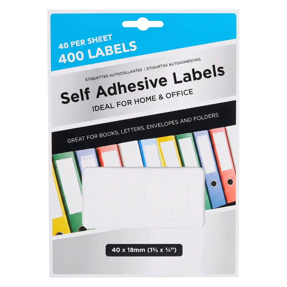 Nhãn Dính Sticker Ghi Chú, Self Adhesive Labels, 400 Nhãn (40 x 18mm) - UNCLE BILLS