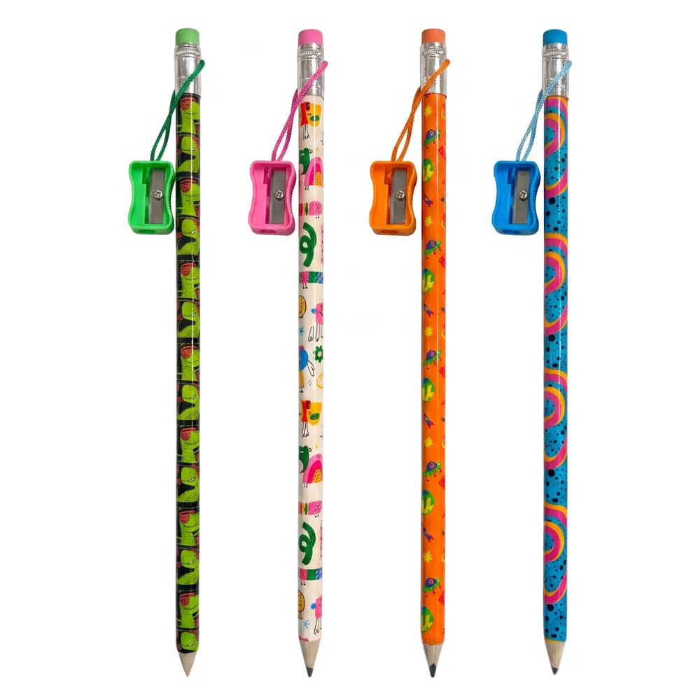 Bút Chì Lớn & Đồ Chuốt, Jumbo Pencils with Sharpener & Eraser - UNCLE BILLS