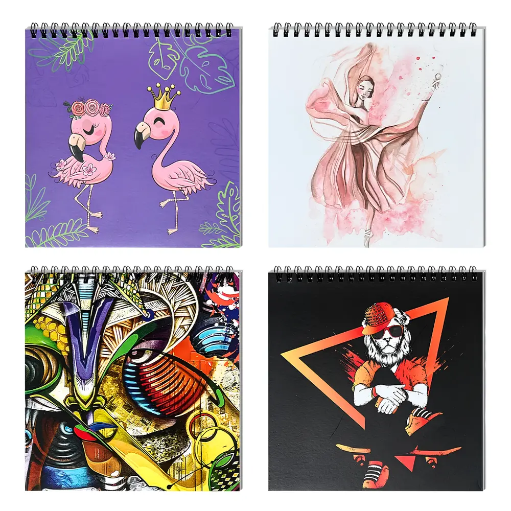 Sổ Vẽ Tay (Nhiều Mẫu), Sketchbook, 25 Tờ (18 x 18cm) - UNCLE BILLS