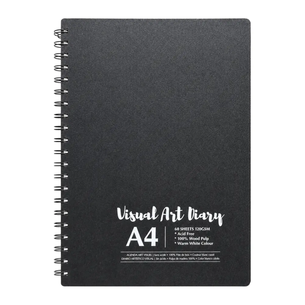 Tập / Vở Ghi Chép A4, A4 Visual Art Diary, 120gsm, 60 Tờ - UNCLE BILLS