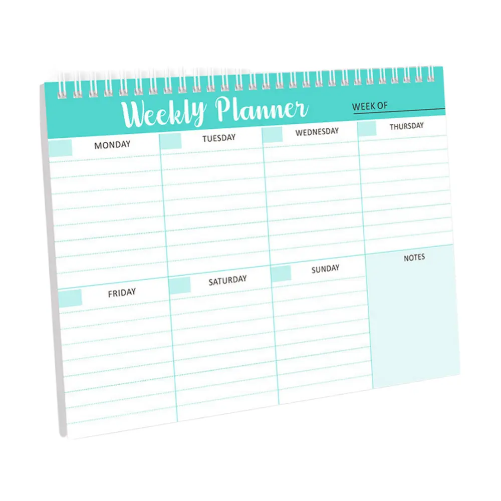 Sổ Kế Hoạch Hàng Tuần (Nhiều Mẫu), Weekly Planner Notebook, 100 Tờ - UNCLE BILLS