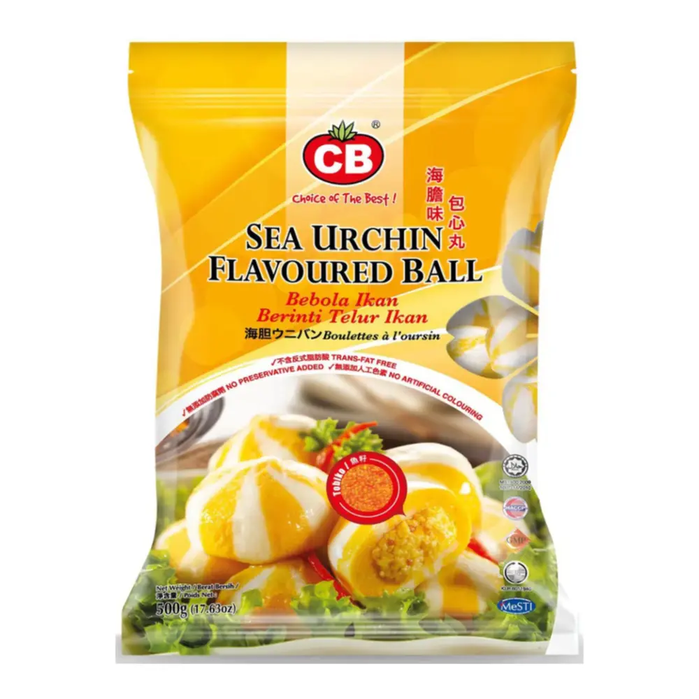 Cá Viên Nhân Trứng Cá, Fish Ball with Fish Roe, 19 Viên, 17.63 oz (500g) - CB