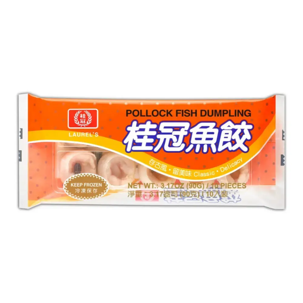 Há Cảo Nhân Cá, Pollock Fish Dumplings, 10 Miếng (90g) - LAUREL