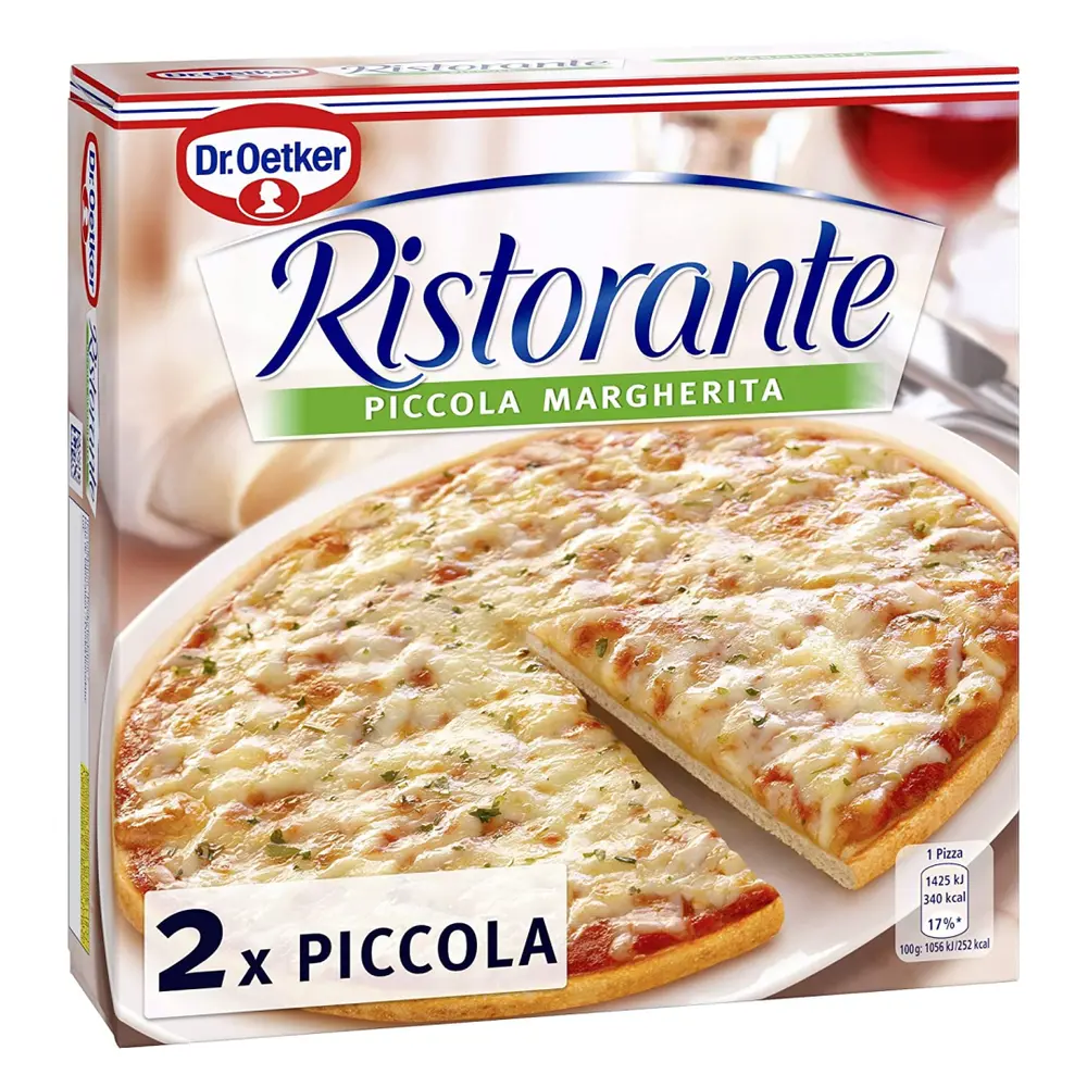 Pizza Cà Chua Phô Mai, Ristorante, Pizza Piccola Margherita, New Recipe (270g) - DR. OETKER
