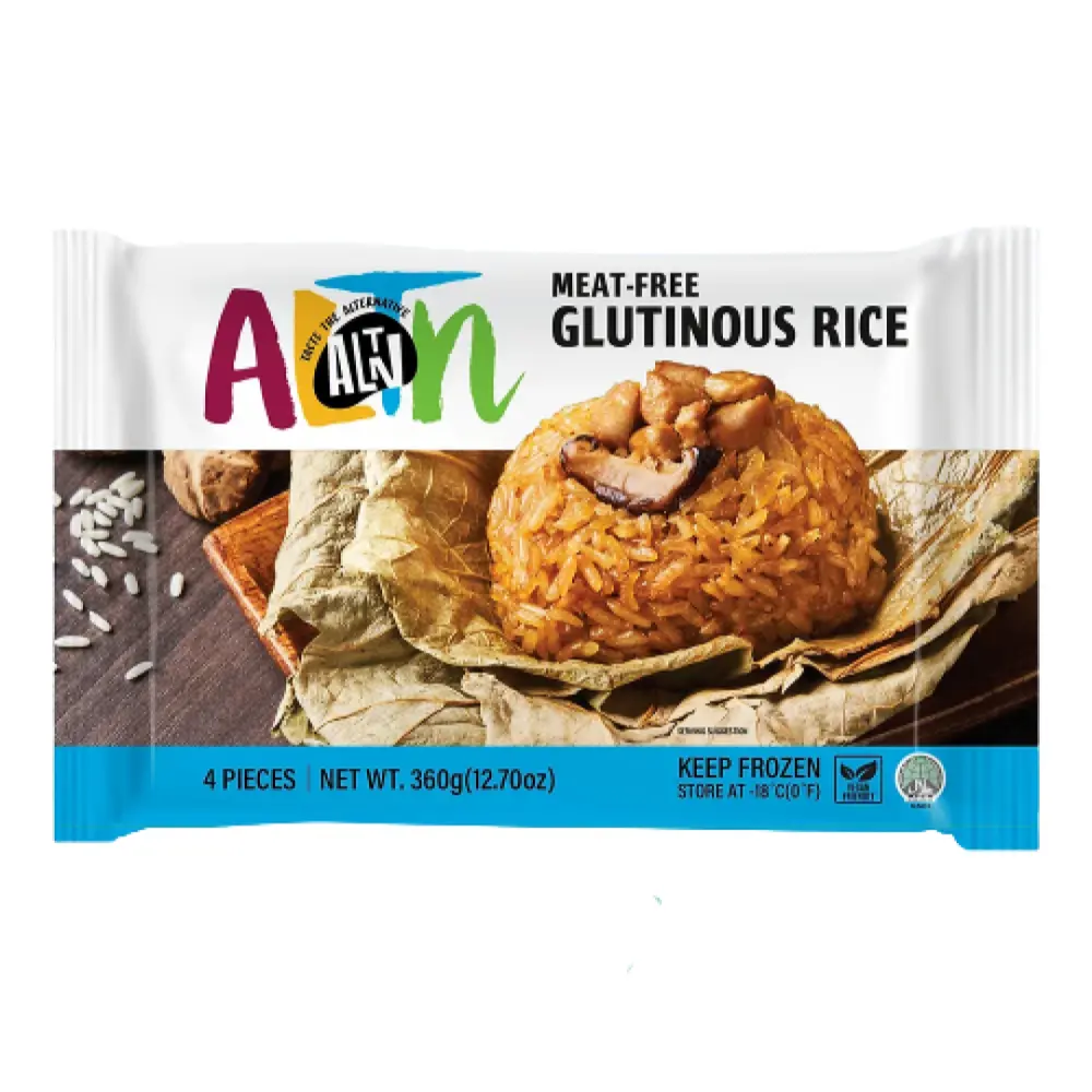 Xôi Chay Gói Lá Sen, Meat-Free Glutinous Rice, 4 Phần (360g) - ALTN