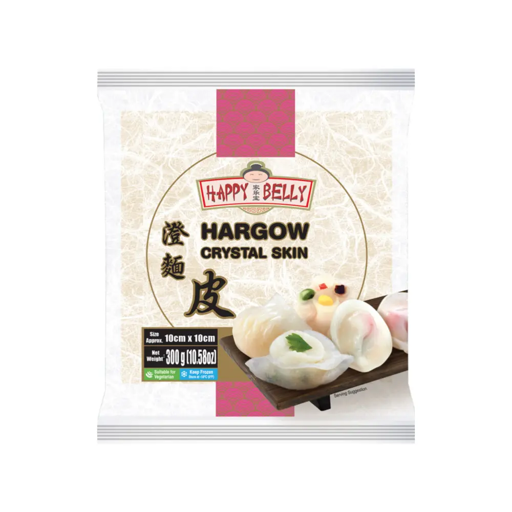 Vỏ Há Cảo, Hargow Crystal Skin, 36 Miếng, 10 x 10cm, 10.58 oz (300g) - HAPPY BELLY