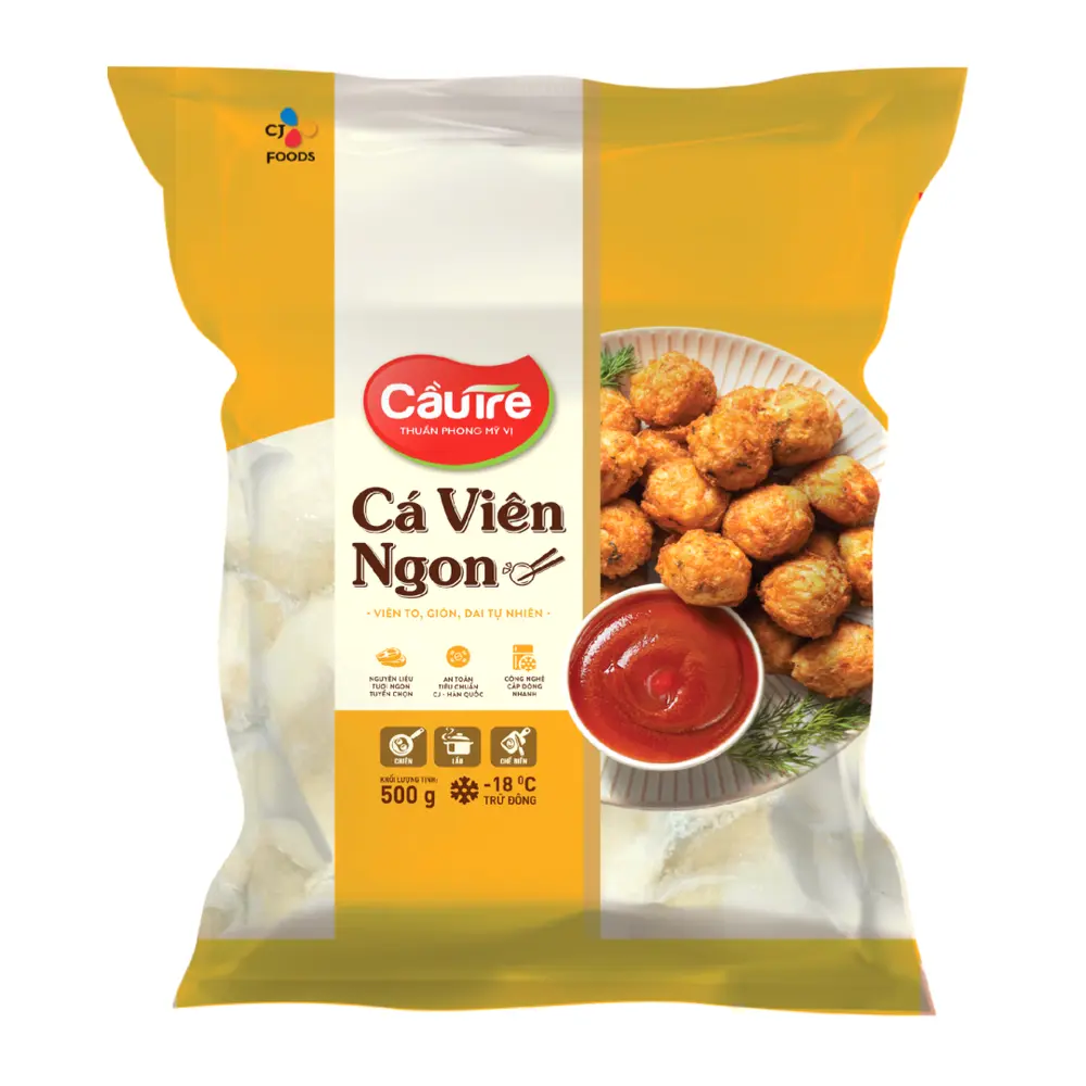 Cá Viên Ngon, Fish Balls (500g) - CAU TRE